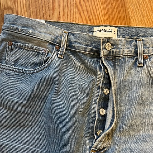 NWT AGolde 90’s Pinch High Rise Straight Size 33 - Picture 10 of 16